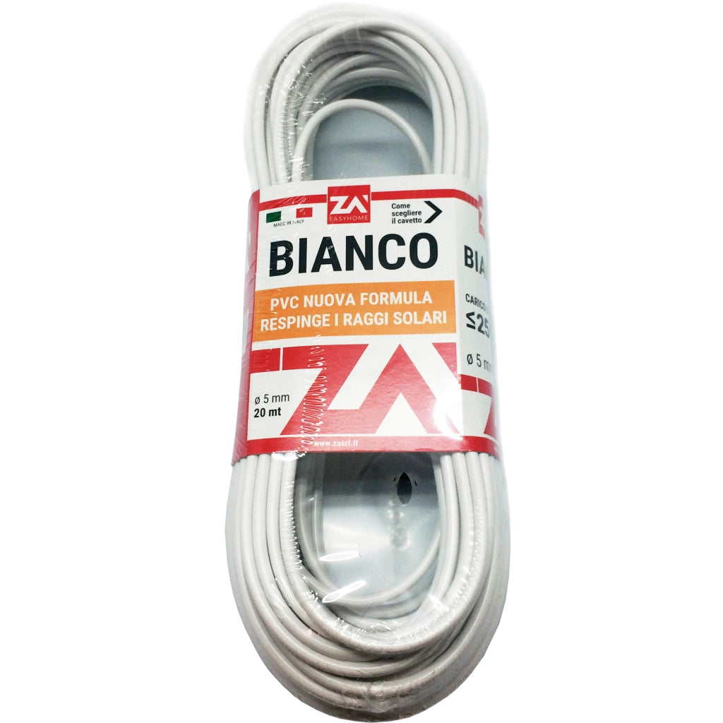 FILO STENDIBIANCHERIA BIANCONE ACC OTT CONF 20 M*- 1,0 confezione
