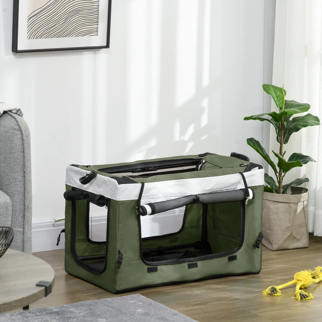 Carrello per Cani Pieghevole ¨C Minimal ¨C 81x58x97,5 cm Nero
