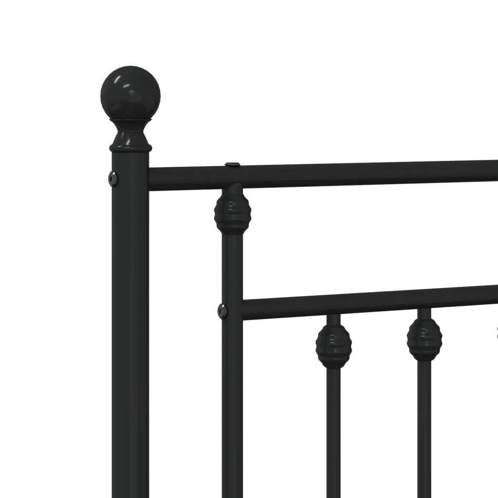 Testiera | Testata di Ricambio in Metallo Nero 75 cm