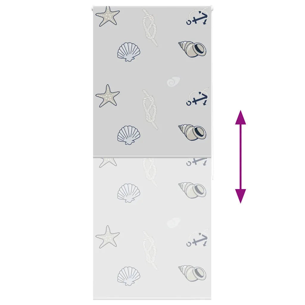 Tenda a Rullo Doccia 110x240 cm Larghezza Tessuto 106 cm 4014892