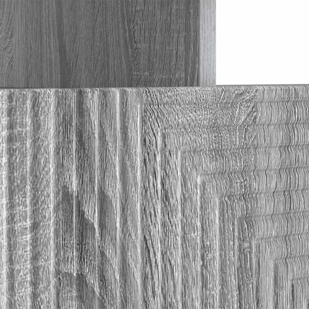 Mobile TV LED Sonoma grigio Legno ingegnerizzato 897001