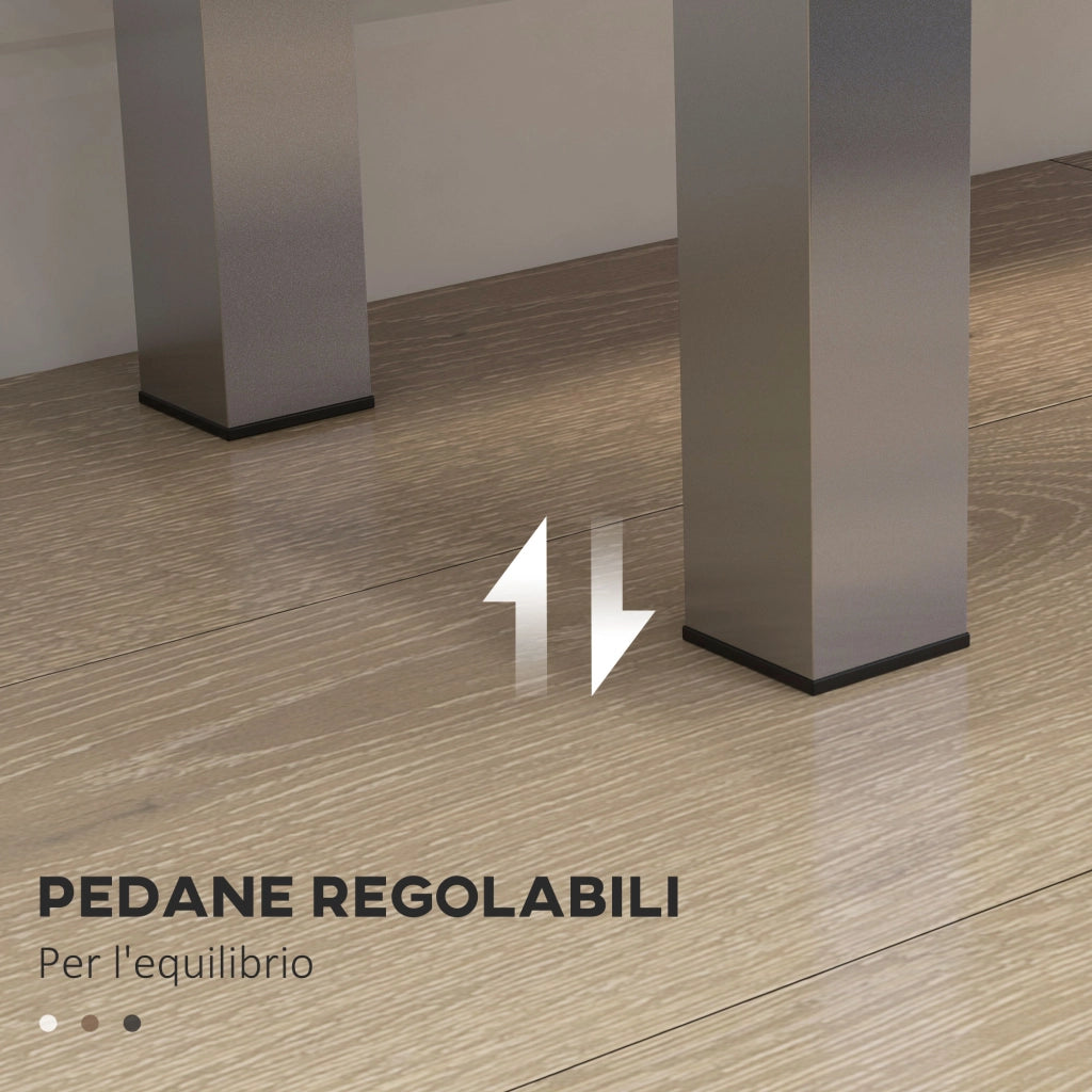 Armadio per Scarpe ¨C zephmum ¨C Bianco Lucido 5 Ripiani