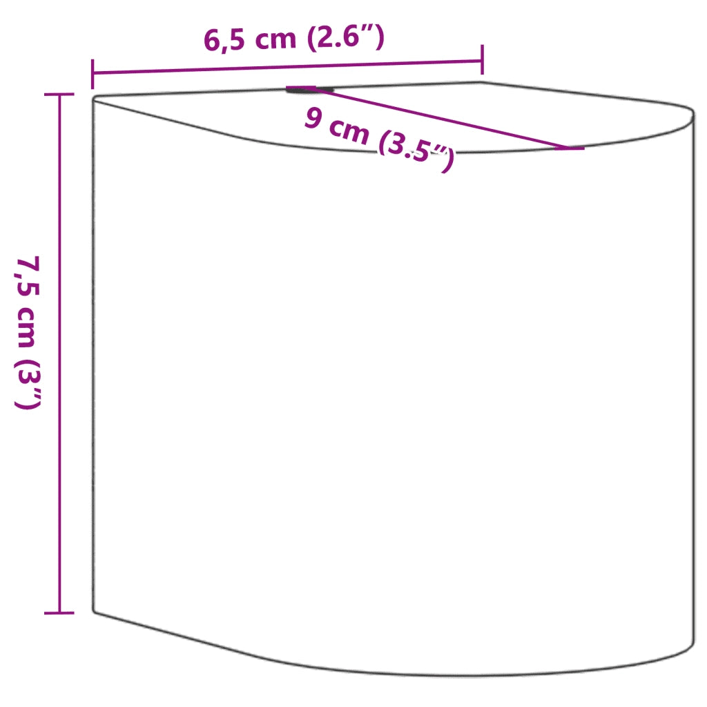 Applique per Esterni Nera in Alluminio Pressofuso CFW9452982