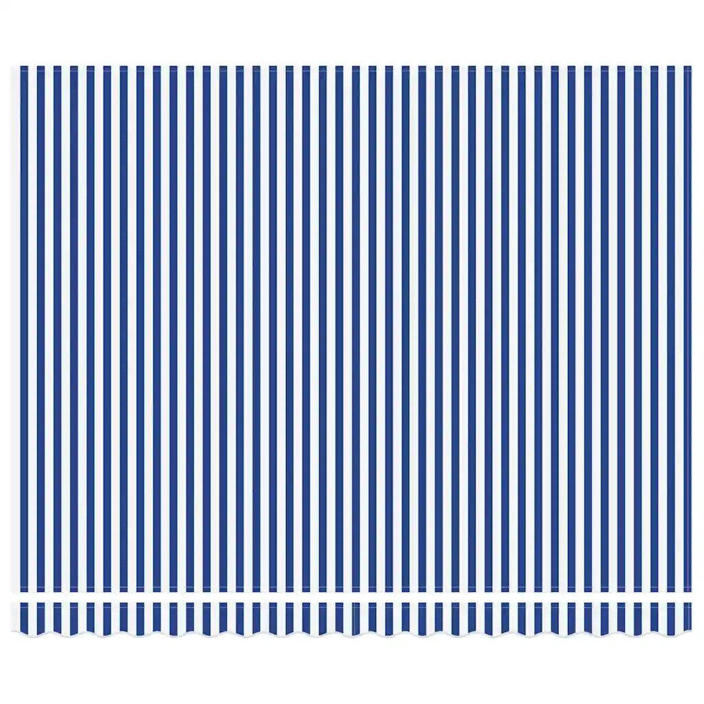 Tenda Retrattile Blu e Bianco 400 × 300 cm 3330488