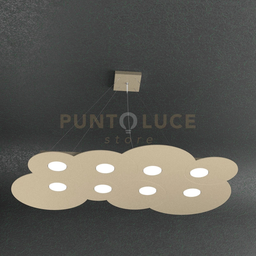 CLOUD SOSPENSIONE 8 LUCI SABBIA 1128-S8 R-SA