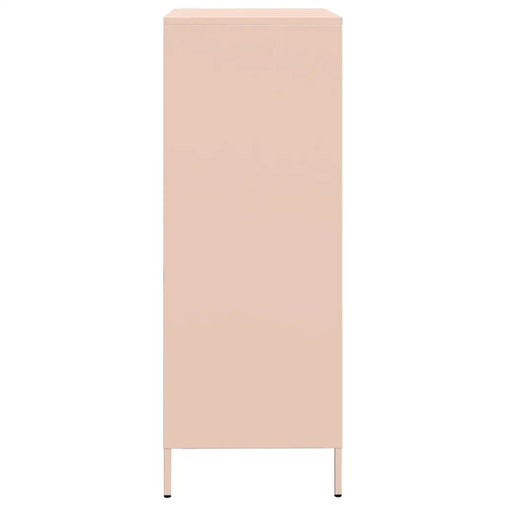 Credenza Rosa 68x39x101,5 cm in Acciaio