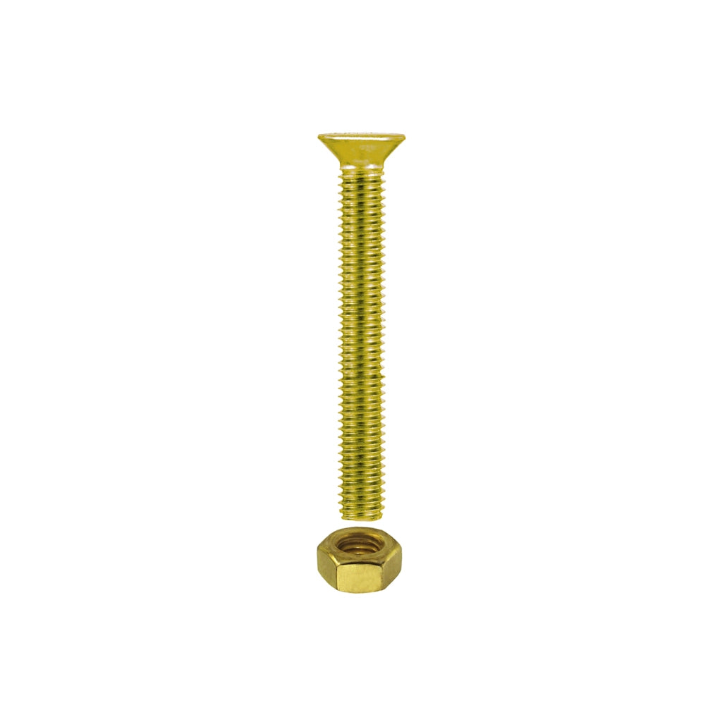 Viti per metallo T.P.S. ottone M5 x 16 - 8 pz.
