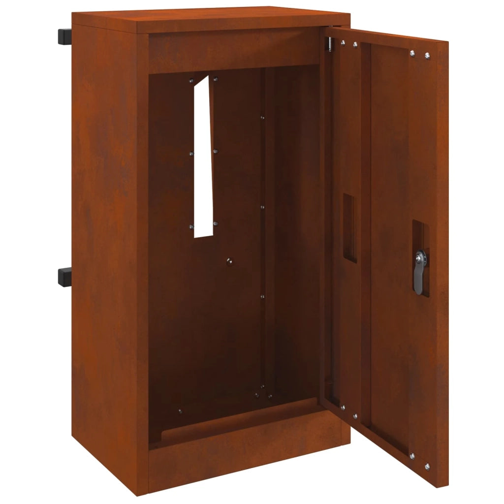 cassetta postalepastkastei con porta Ruggine 30 x 20 x 55 cm 874953