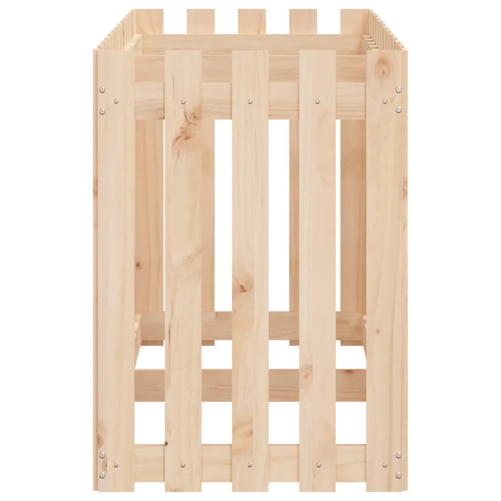 Fioriera | Cassetta per fiori | Vaso Rialzata Giardino a Recinzione 150x50x70cm Legno Pino
