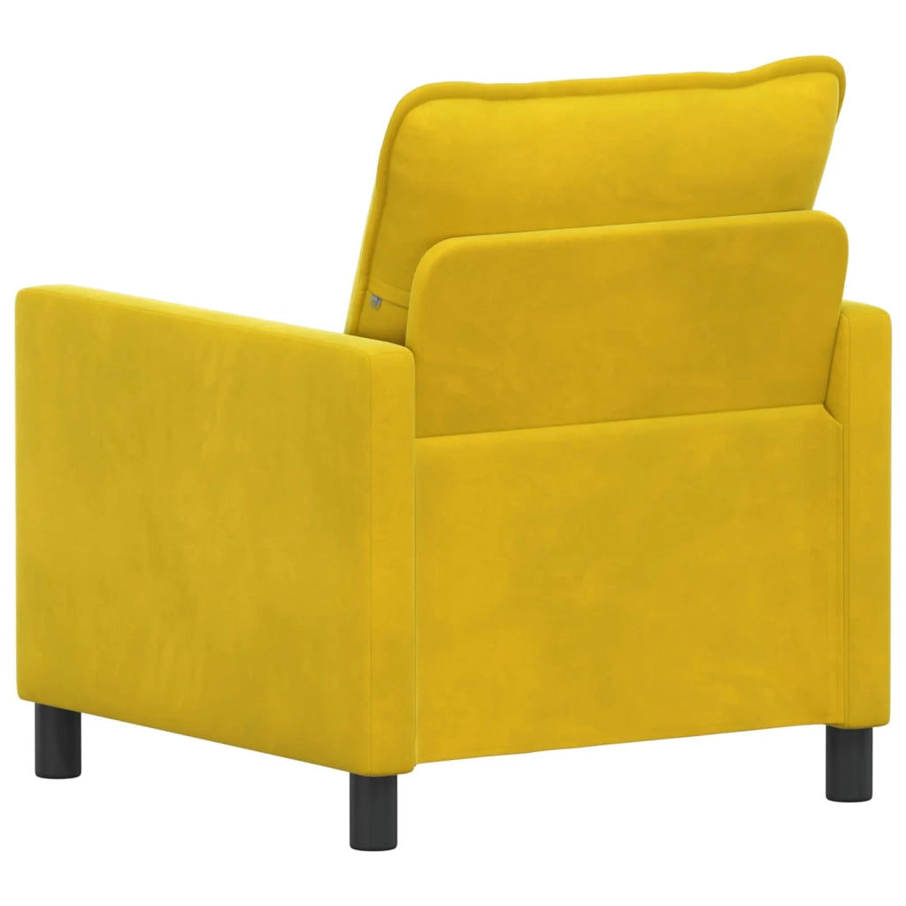 Divano Giallo 76 x 81 x 87,5 cm Velluto 42028761