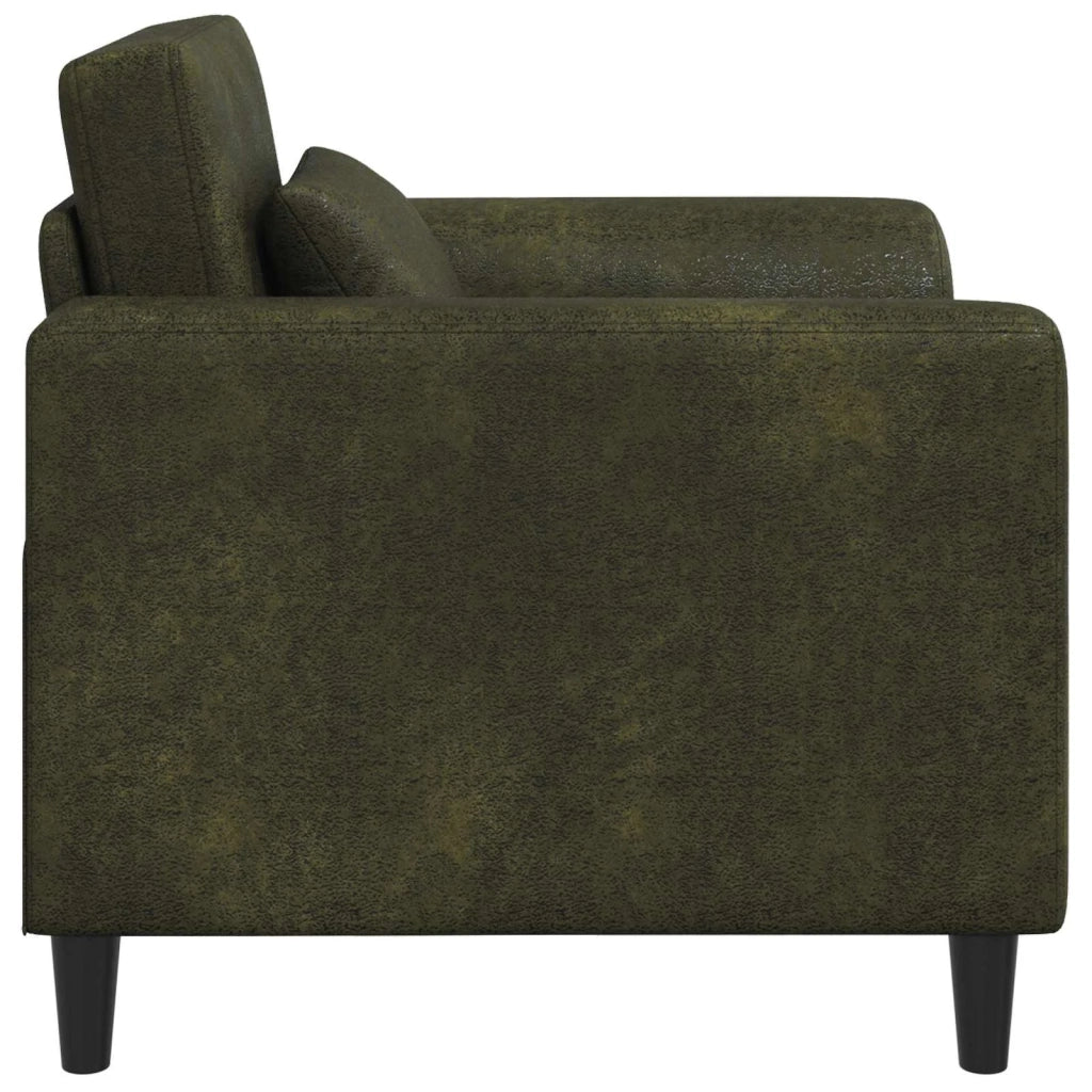 Poltrona Verde militare Pelle Scamosciata Sintetica 42042478