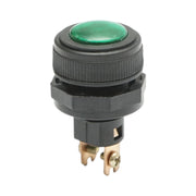 Spia luminosa verde 12V/10A–24V/5A 2 pin universale