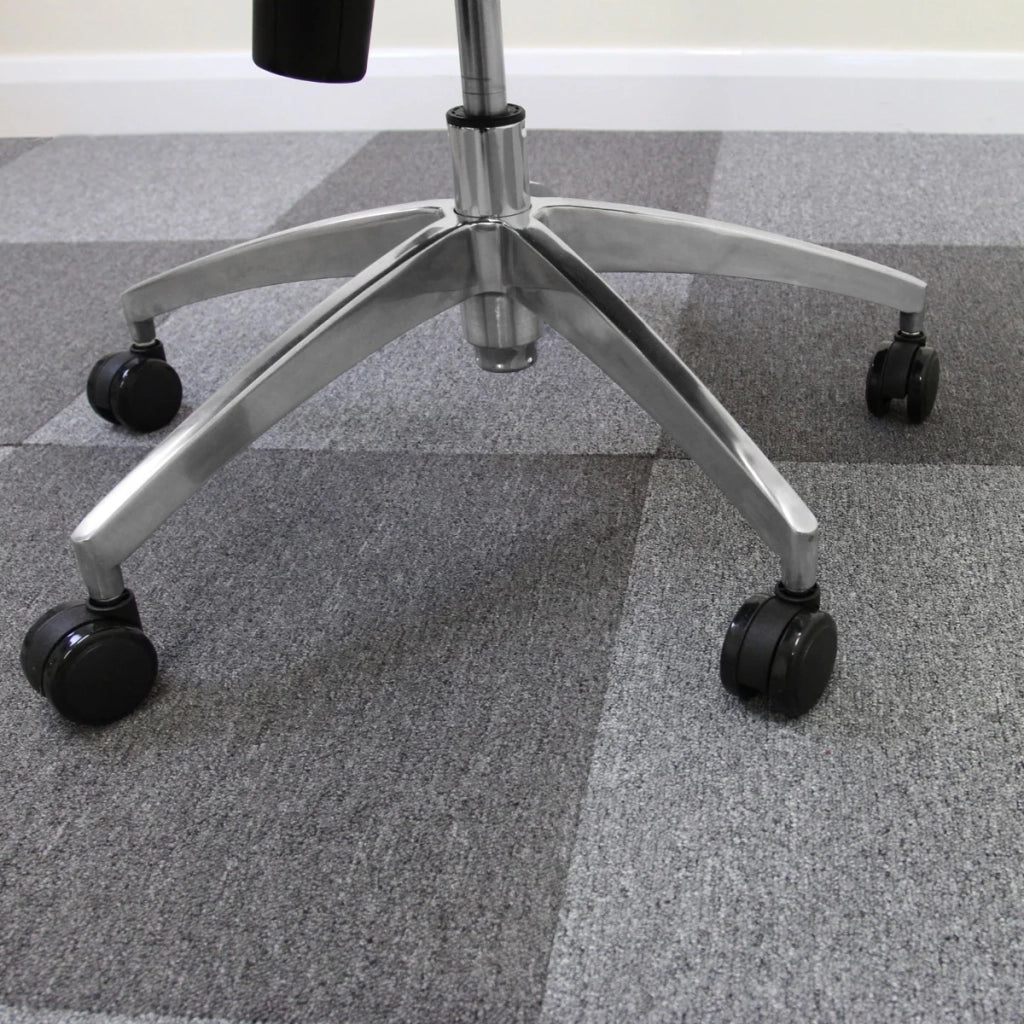 20 Quadrotte di Moquette 50x50cm Colore Grigio Platino 5mq Dure per Casa Ufficio
