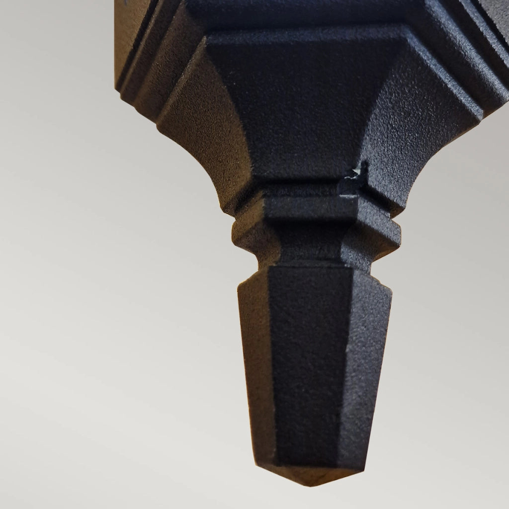 Applique da parete esterna nera E27 60W Parish Mini Elstead