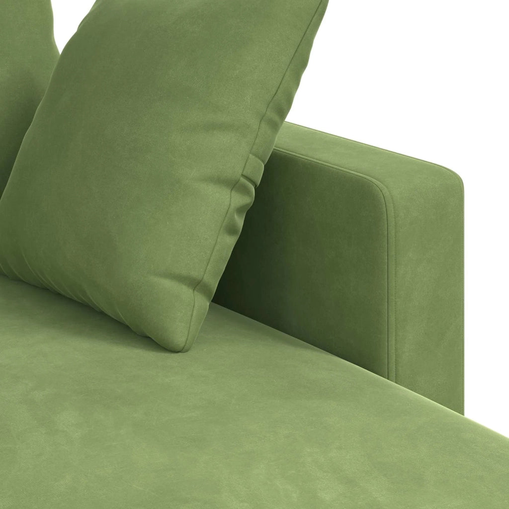 Divano Verde chiaro 178 x 134 x 80 cm Velluto 42024452