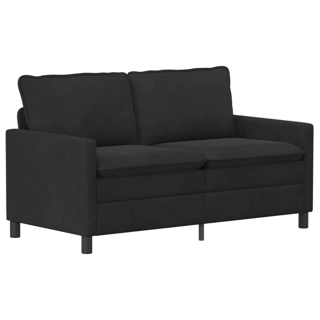 Set di divani 2 pcs Nero Velluto 3417072