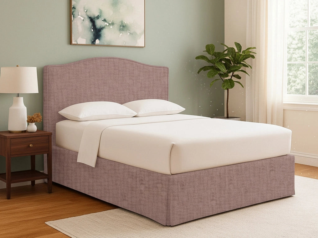 Batley, Letto Singolo Sfoderabile Made in Italy, Rosa Antico