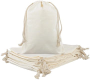 Borsa di stoffa 32 x 24 cm - 12 pezzi - Resistente allo scavo - Sostenibile - Corda di trazione - Lavabile a mano - Borsa di stoccaggio