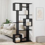 Armadio per Libri Rovere Nero 92 x 29 x 188 cm 3388359