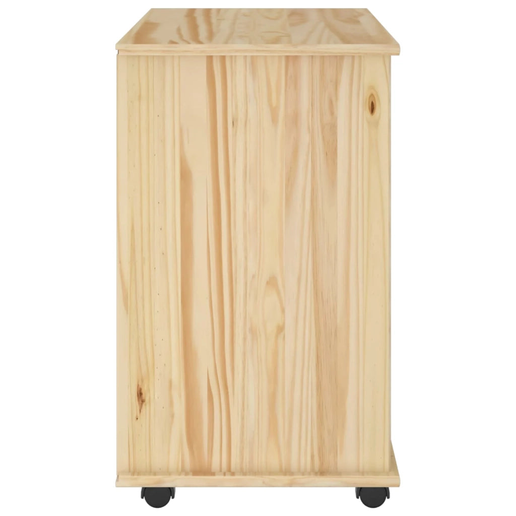 Mobile con Ruote con ruota Marrone 63,5 x 39 x 65,5 cm 42032398