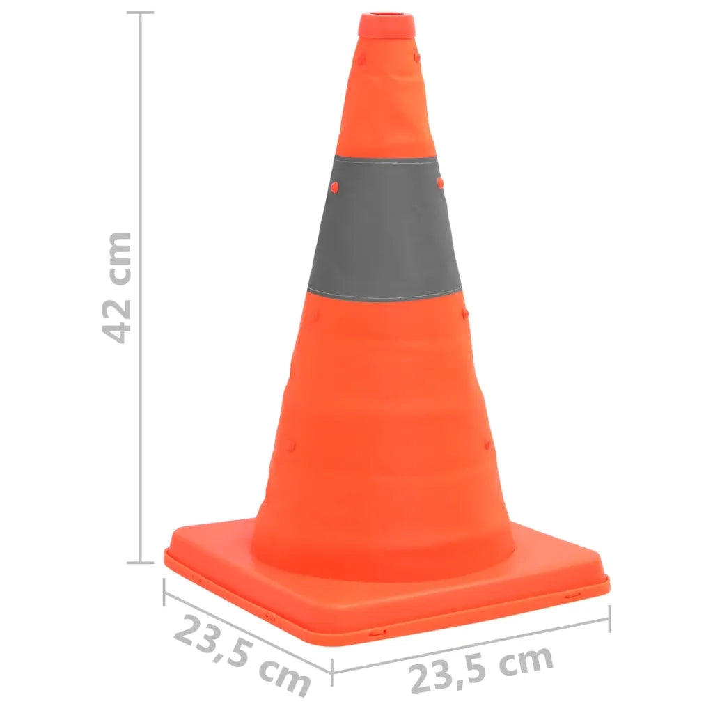 Coni Stradali Segnaletici Pop-Up 10 pz 42 cm  cod mxl 68096