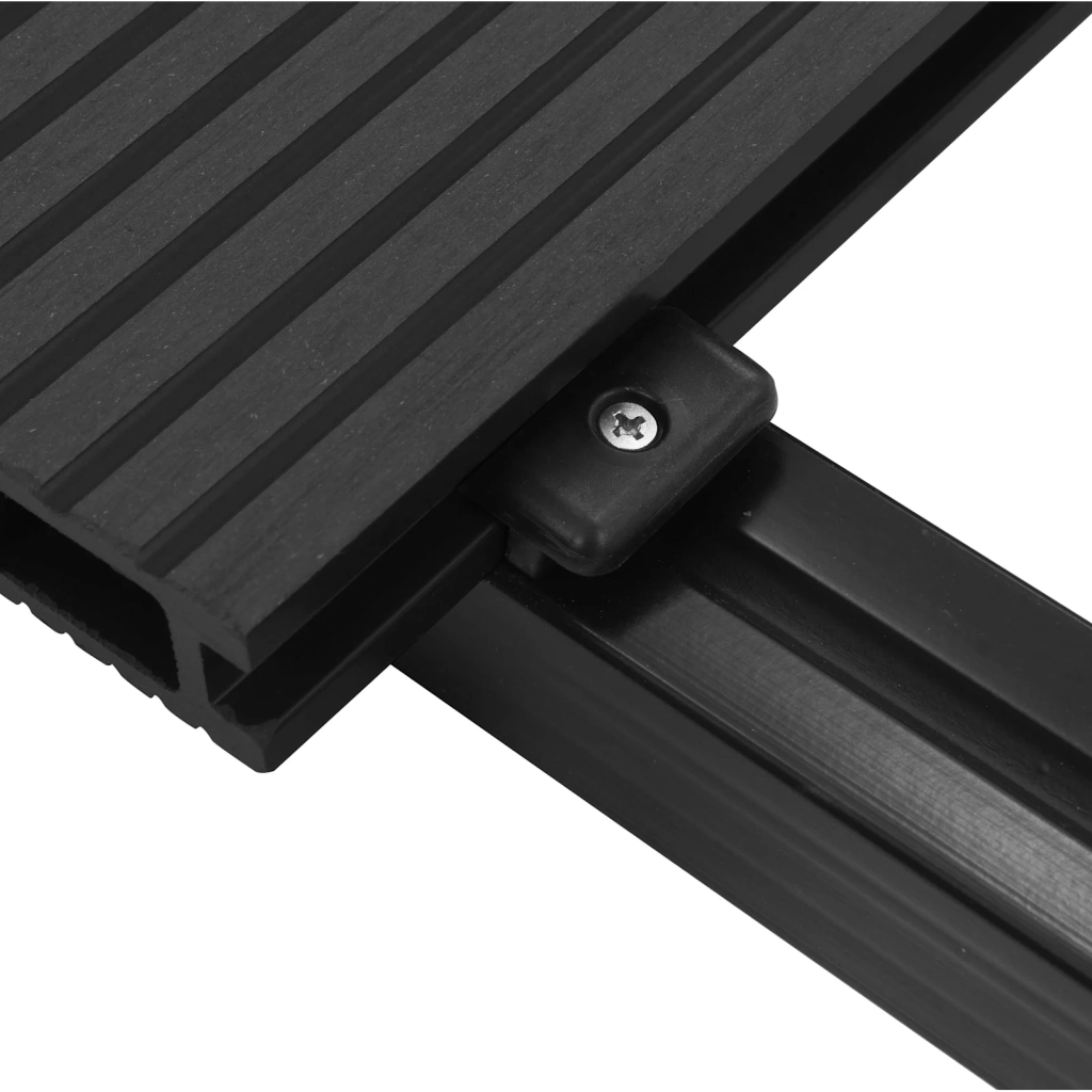 Pavimento da Deck 4 pcs Antracite WPC 42046666