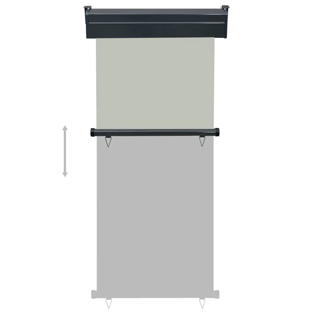 Tendalino Laterale per Balcone 85x250 cm Grigio 48410