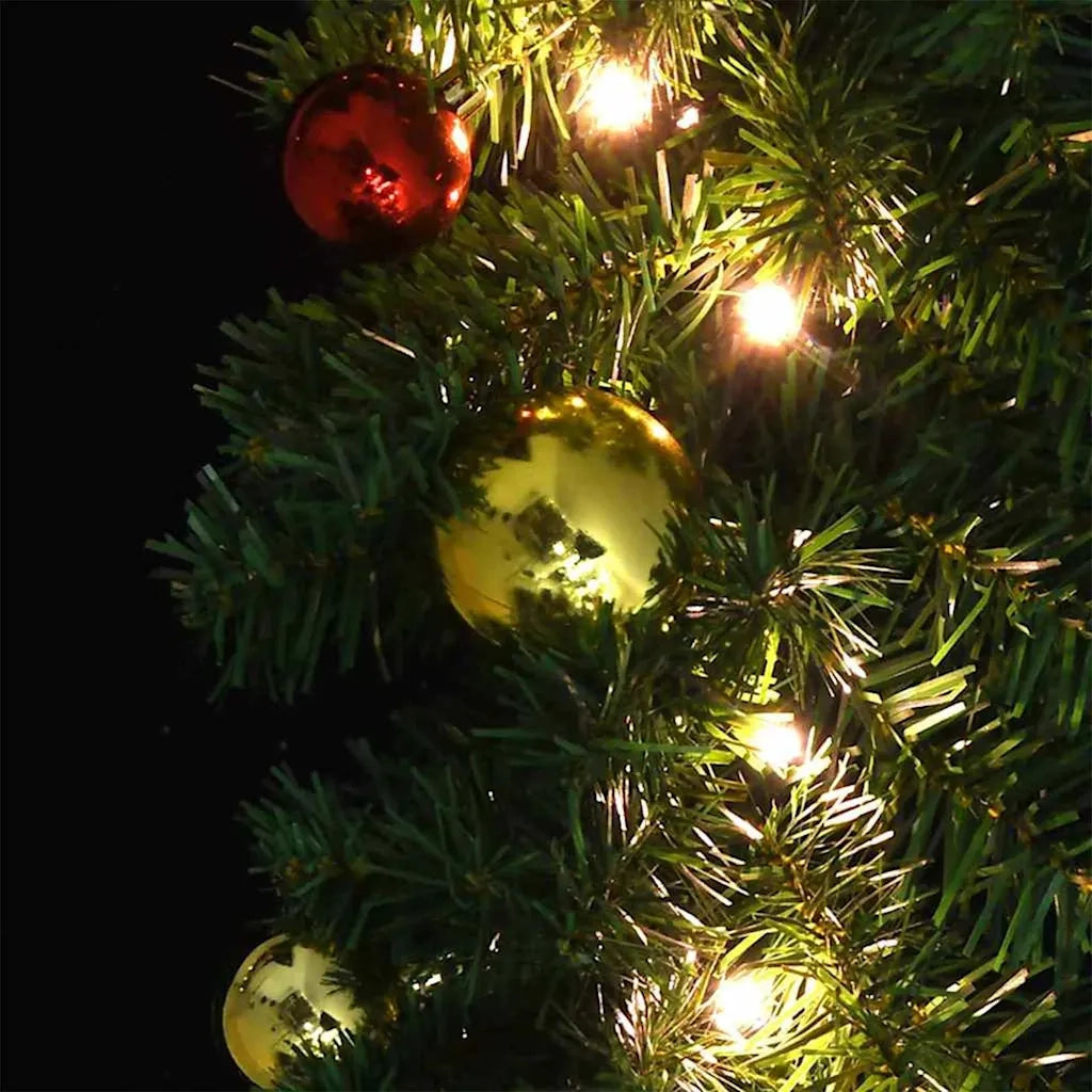 Ghirlanda di Natale con 600 LED 2 pcs Verde PVC