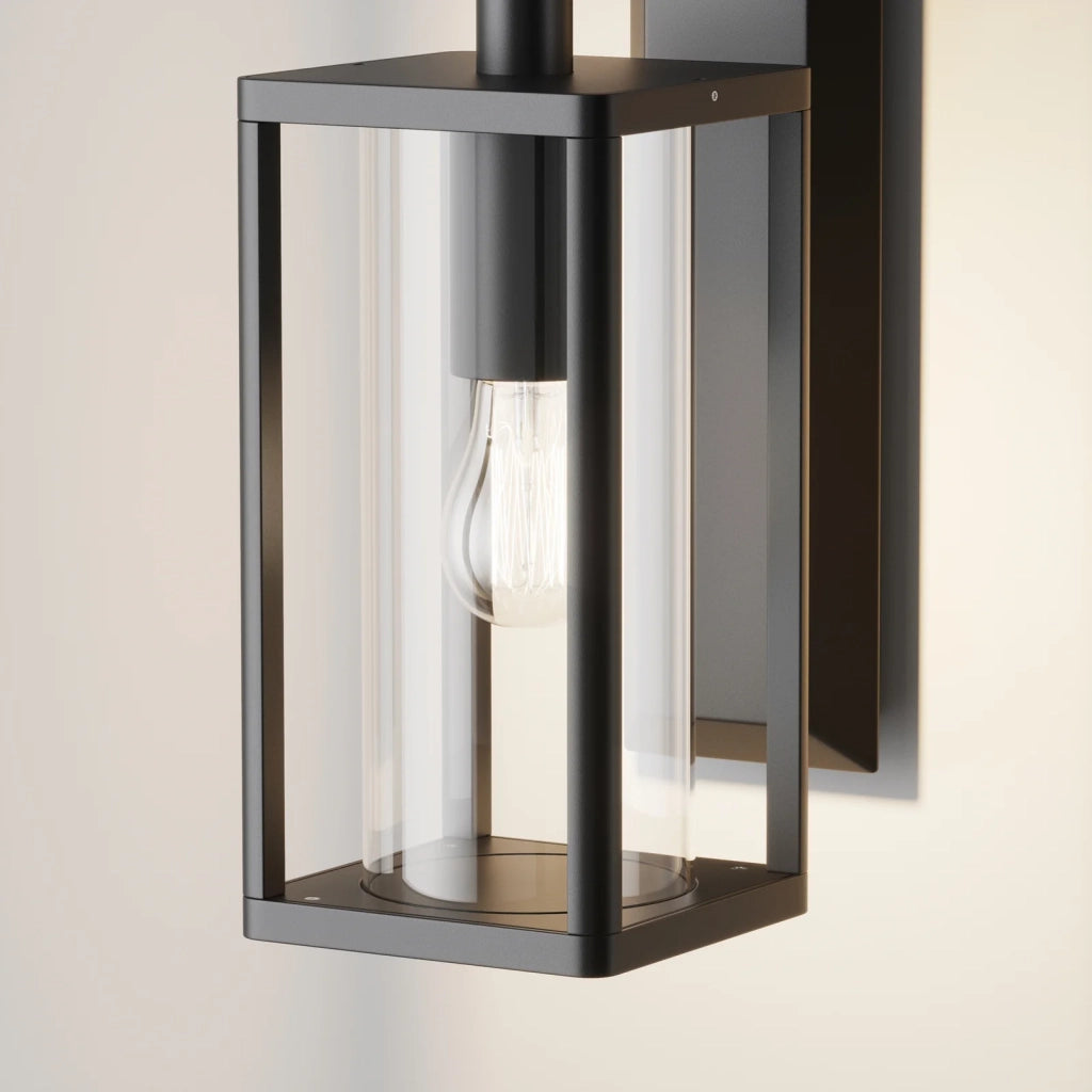 Maytoni applique moderna Cell 1 luce E27 IP65 grafite alluminio diffusore termoplastica