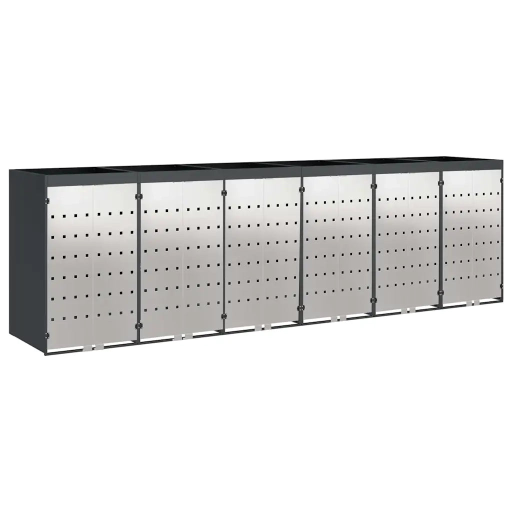 Contenitore per Rifiuti per 3 Bidoni 340 x 77.5 x 115.5 cm 3394787