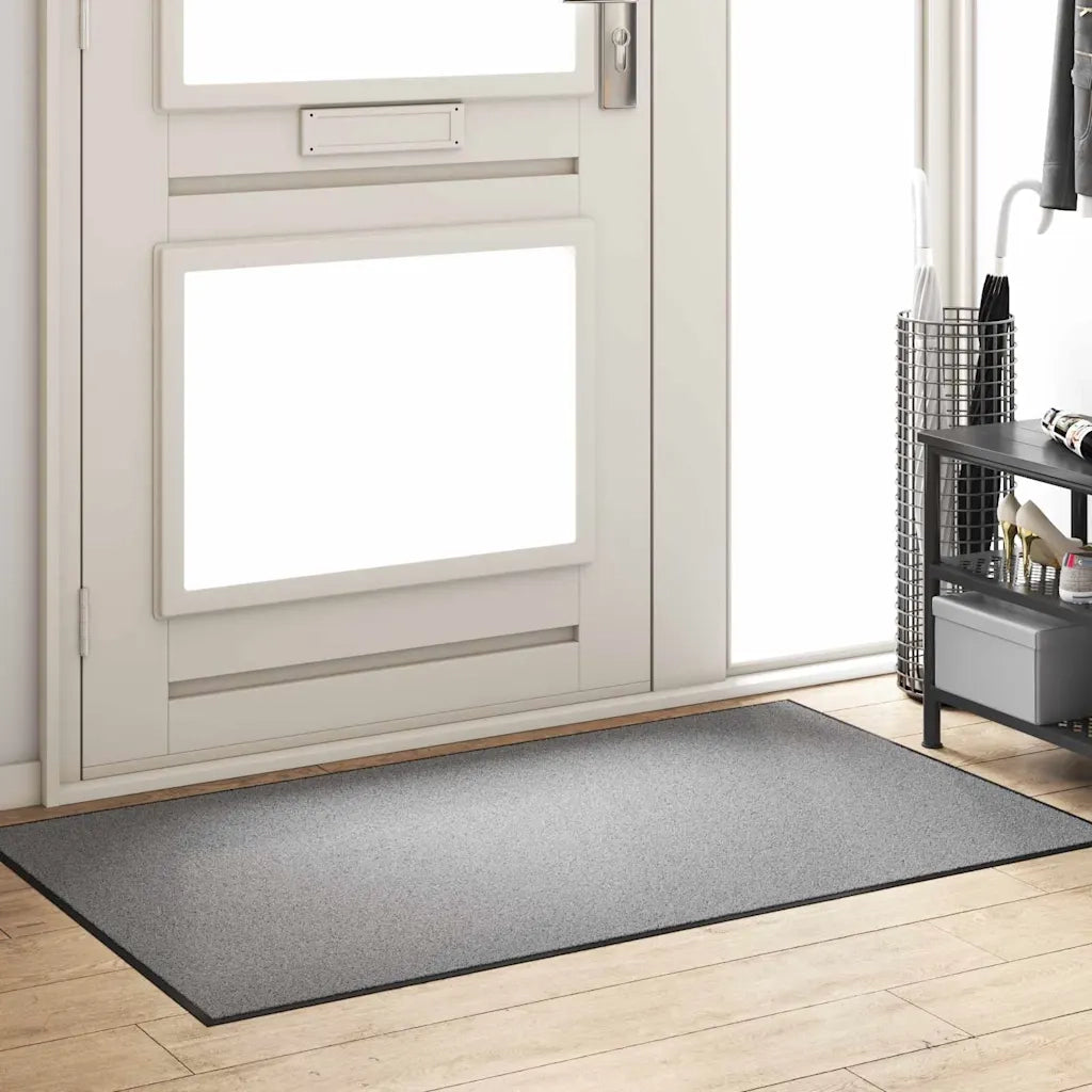 Tappetino Grigio e Nero 90 x 150 cm 100% Poliammide 4100772