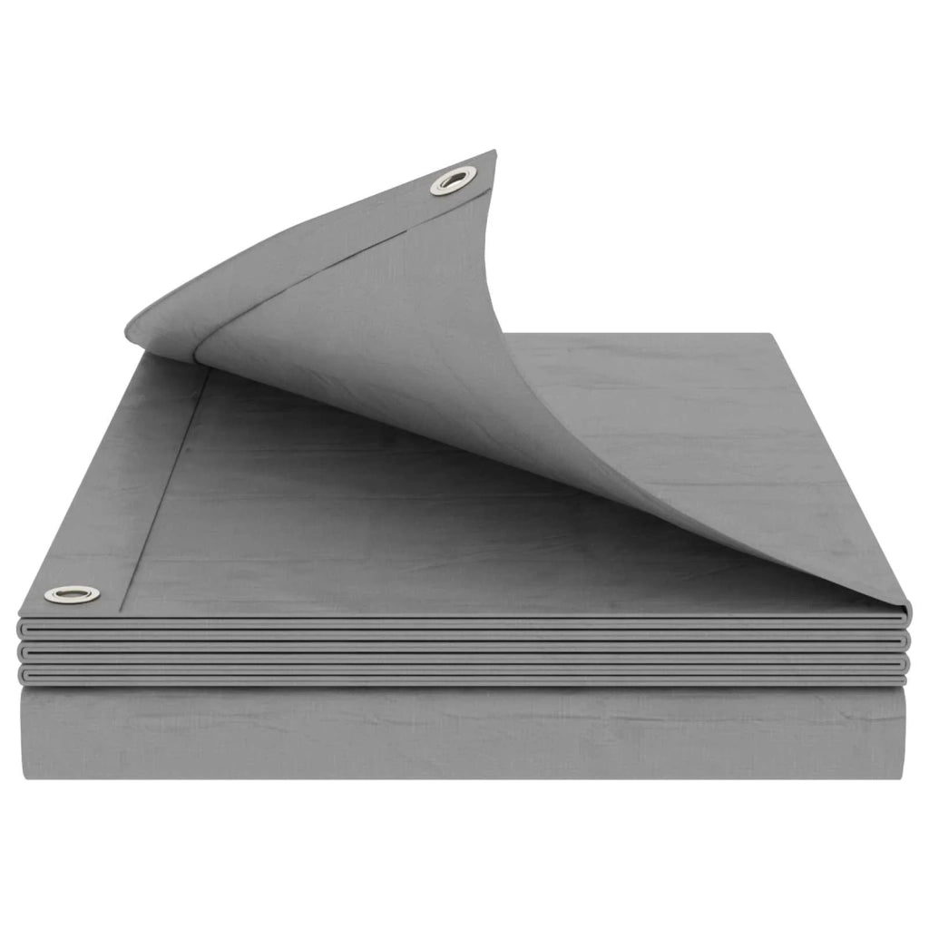 Telo con Occhielli Grigio Chiaro 4 x 6 m 260 gsm PE 42039326
