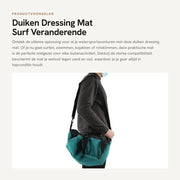 Mat di protezione per wetsuit compatibile con materiali resistenti - Mat di protezione per surf e cambiamento - Impermeabile - Tessuto oxford - Ideale per viaggi - Protegge il wetsuit - Mat di cambio abbigliamento
