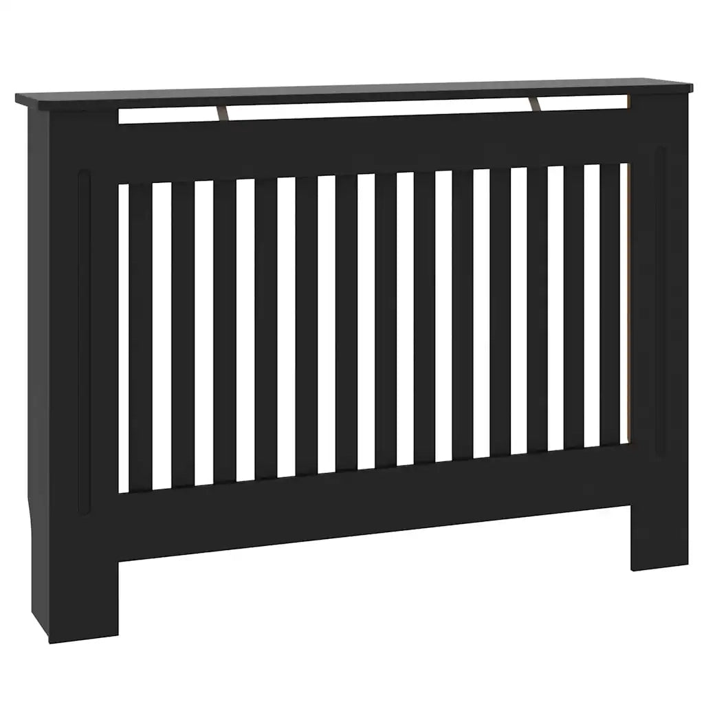 Copertura per radiatori 2 pcs Nero 112 x 19 x 81,5cm 3403229