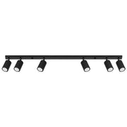 Lampada da soffitto KARBON 6L nero