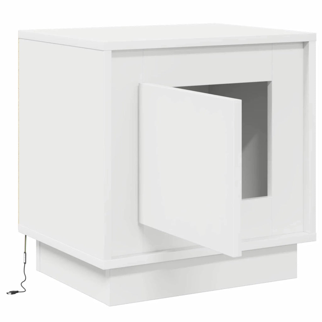 Armadio da Notte Bianco 44 x 34,5 x 45 cm Legno ingegnerizzato 869562