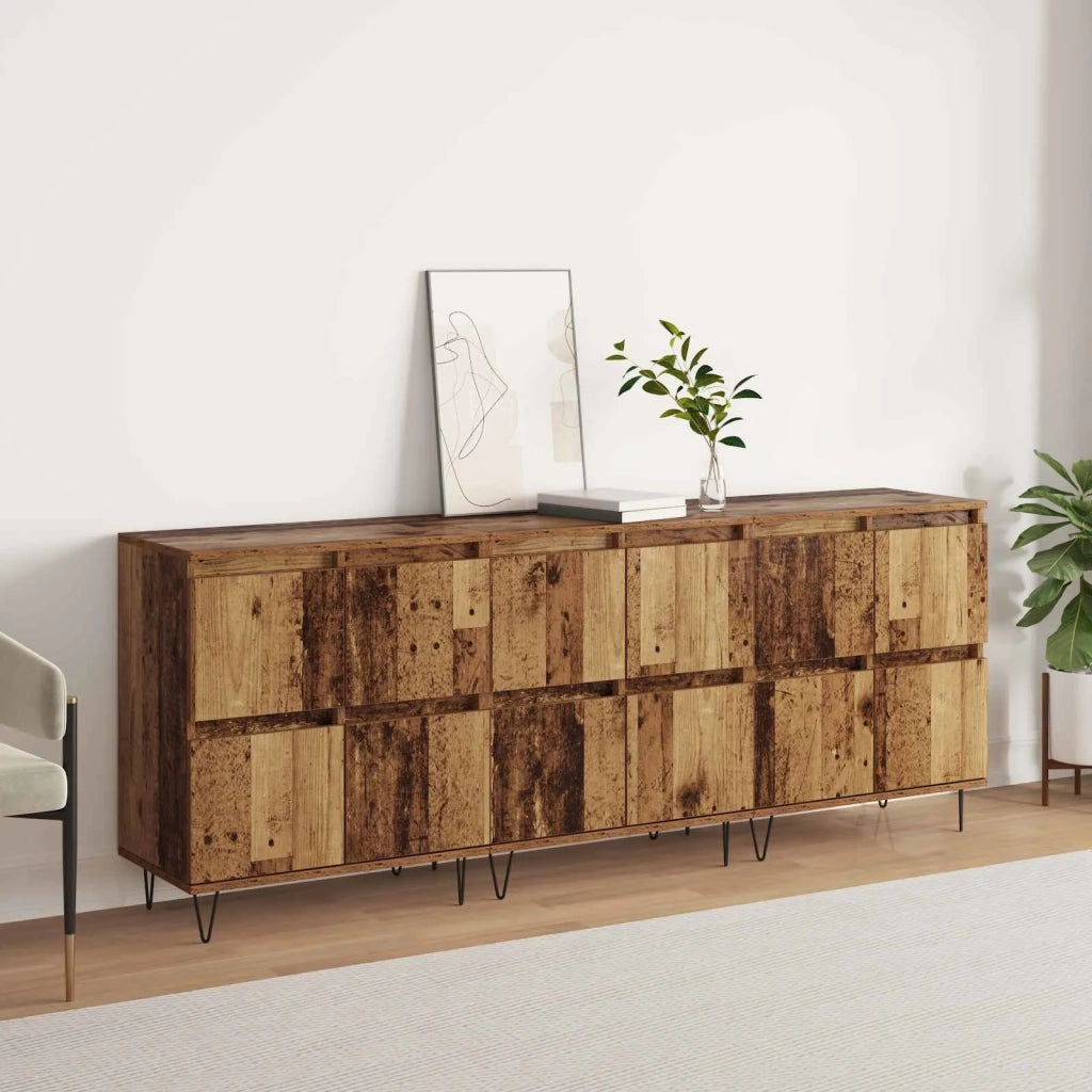 Sideboards 3 pcs Legno vecchio 3394524