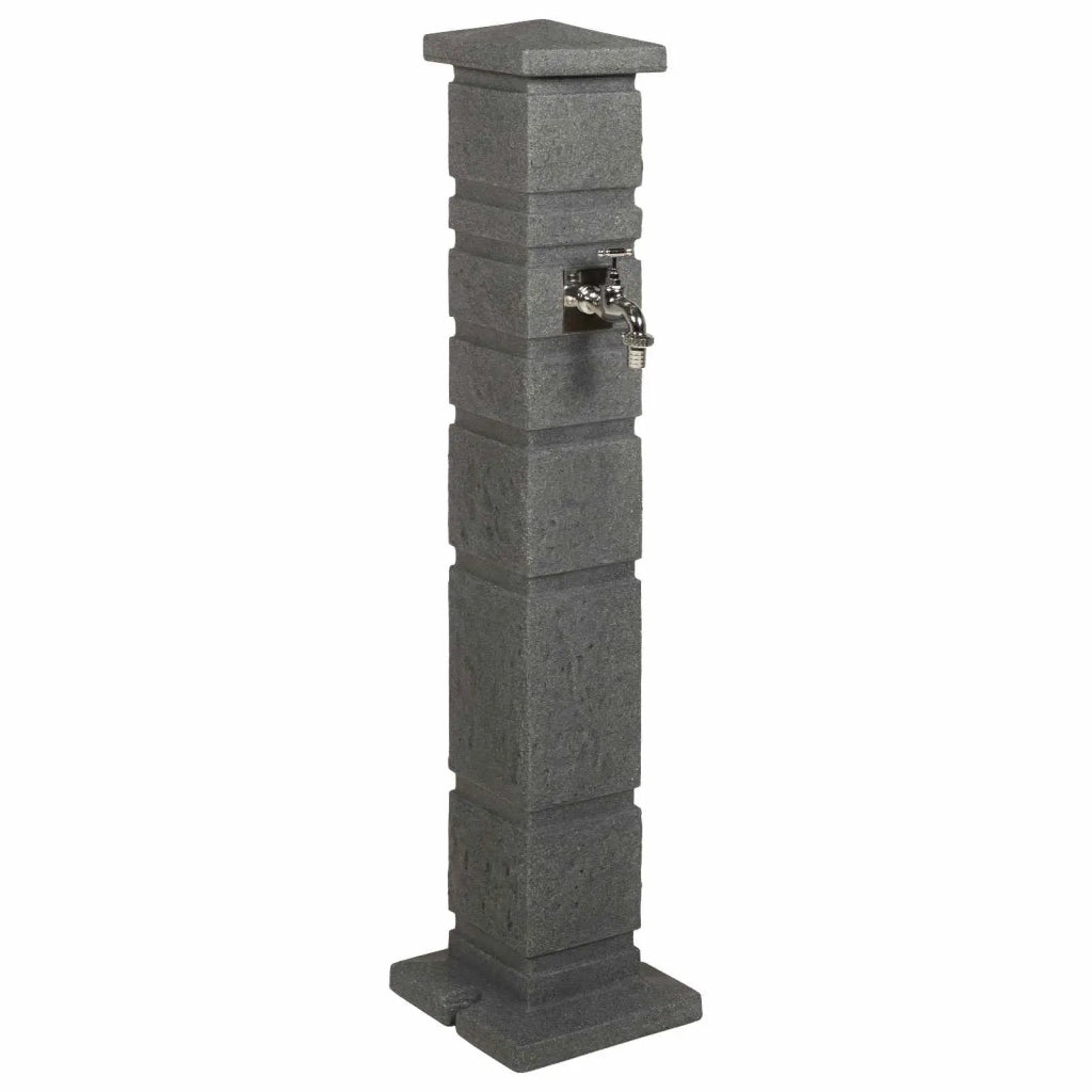 Tanker da giardino Antracite 26 x 26 x 101 cm PE 42033400