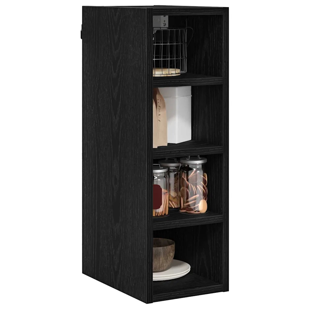 Armadio pensile Rovere nero 20 x 29,5 x 60 cm Legno multistrato 876646