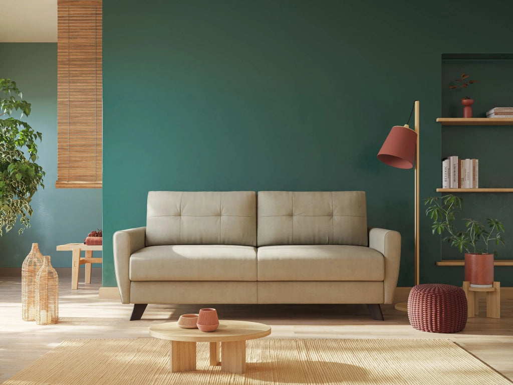 Callisto Divano letto matrimoniale 208 cm blu