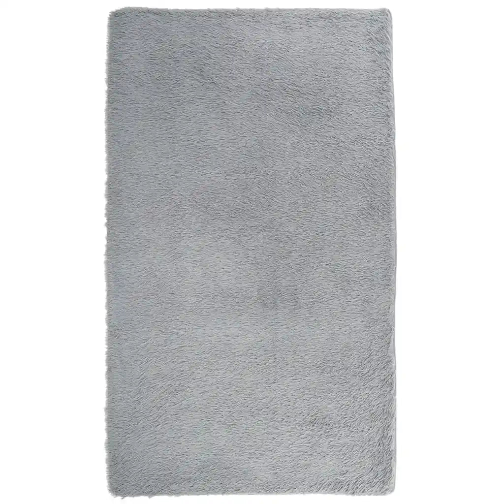 Tappeto del soggiorno | Tappeto Shaggy a Pelo Lungo NAVARRA Grigio Chiaro 60x100 cm