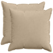 Federa 2 pz HOUTEN Tortora 60 x 60 cm corduroy 920743