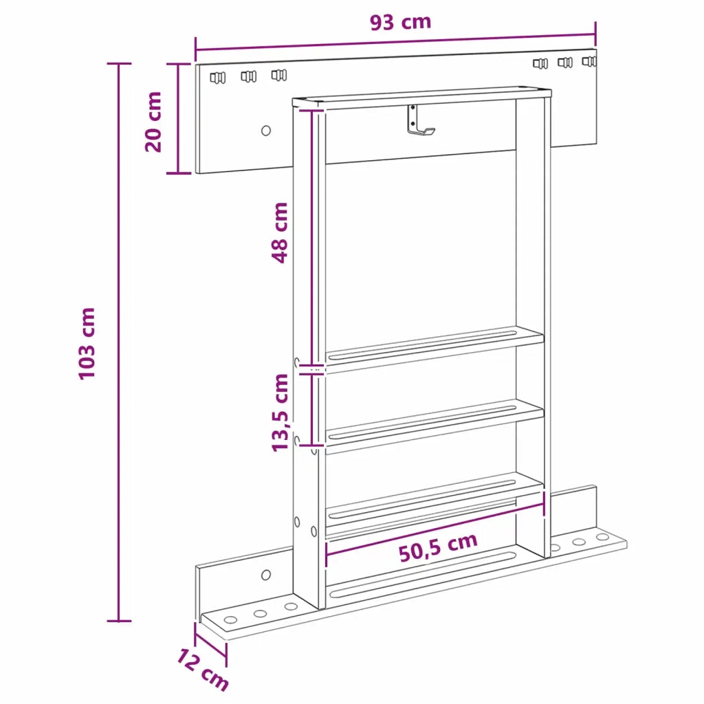 Supporto per stecche da biliardo Legno ingegnerizzato 3429720