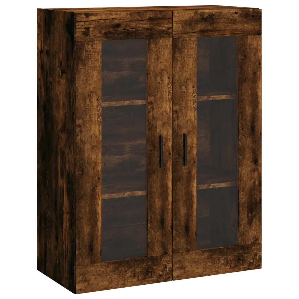 Mobile a Parete Rovere Fumo 69,5x34x90 cm 828497