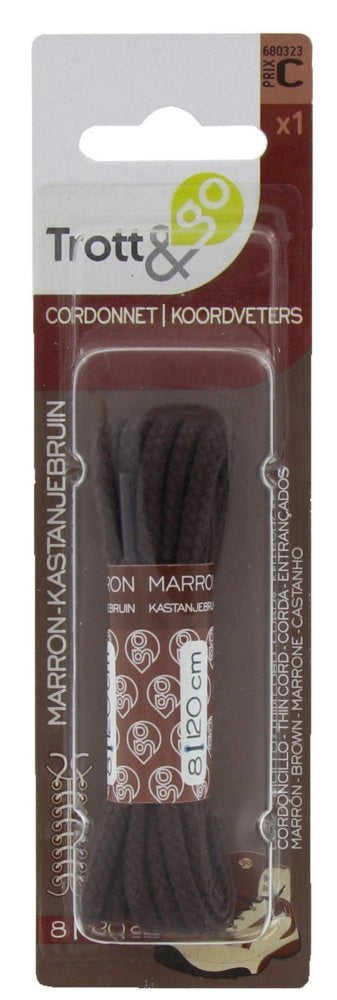 3pz lacci corda marroni cm 120 1 paio cod:ferx.92167
