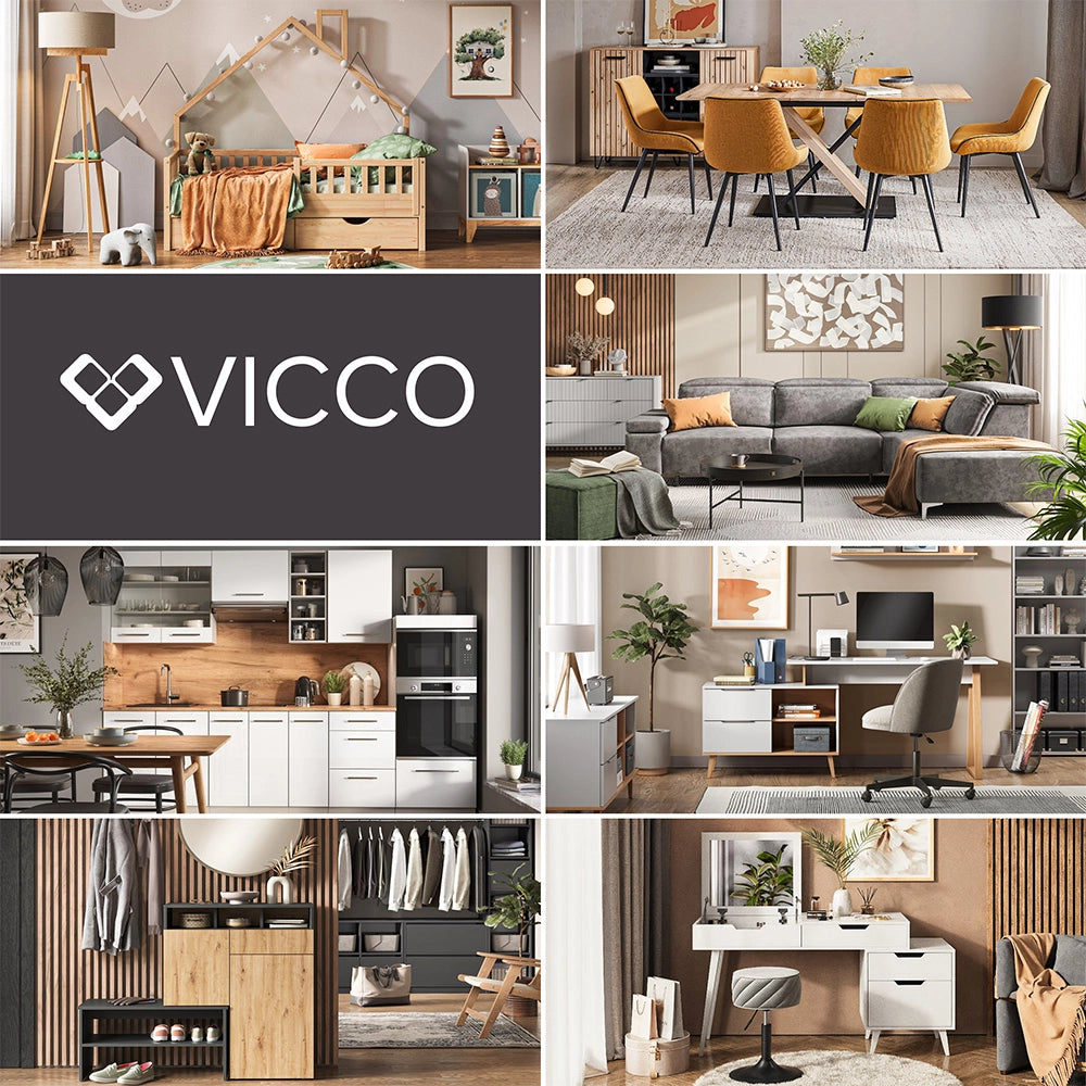 Vicco Mobile lavatrice Bambù 66 x 168 cm con 2 porte