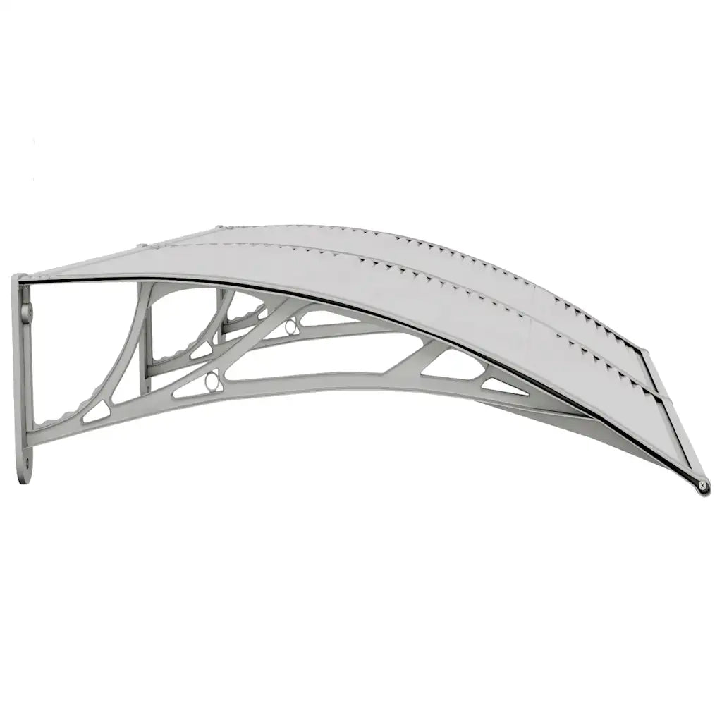 Tettoia per Porta Grigia 150x75 cm in Policarbonato CFW9004516