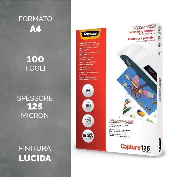 Cf100 super quick pouches a4 125my - 5440101