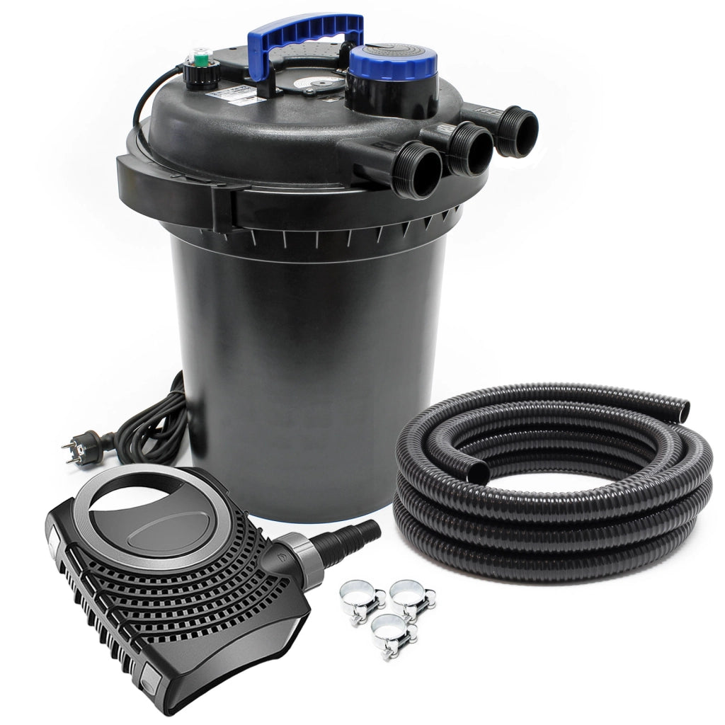 Set filtrante per laghetto CPF-180 fino a 6000l UVC 11W Pompa NEO2800 Tubo