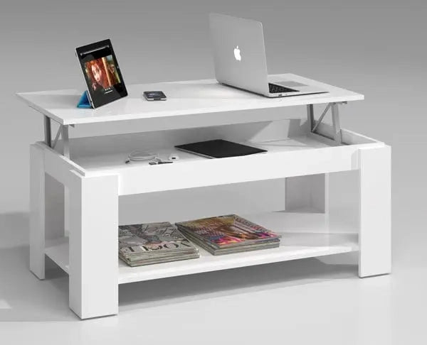 Tavolino da Soggiorno 102×50×43h – Design Compatto ed Elegante